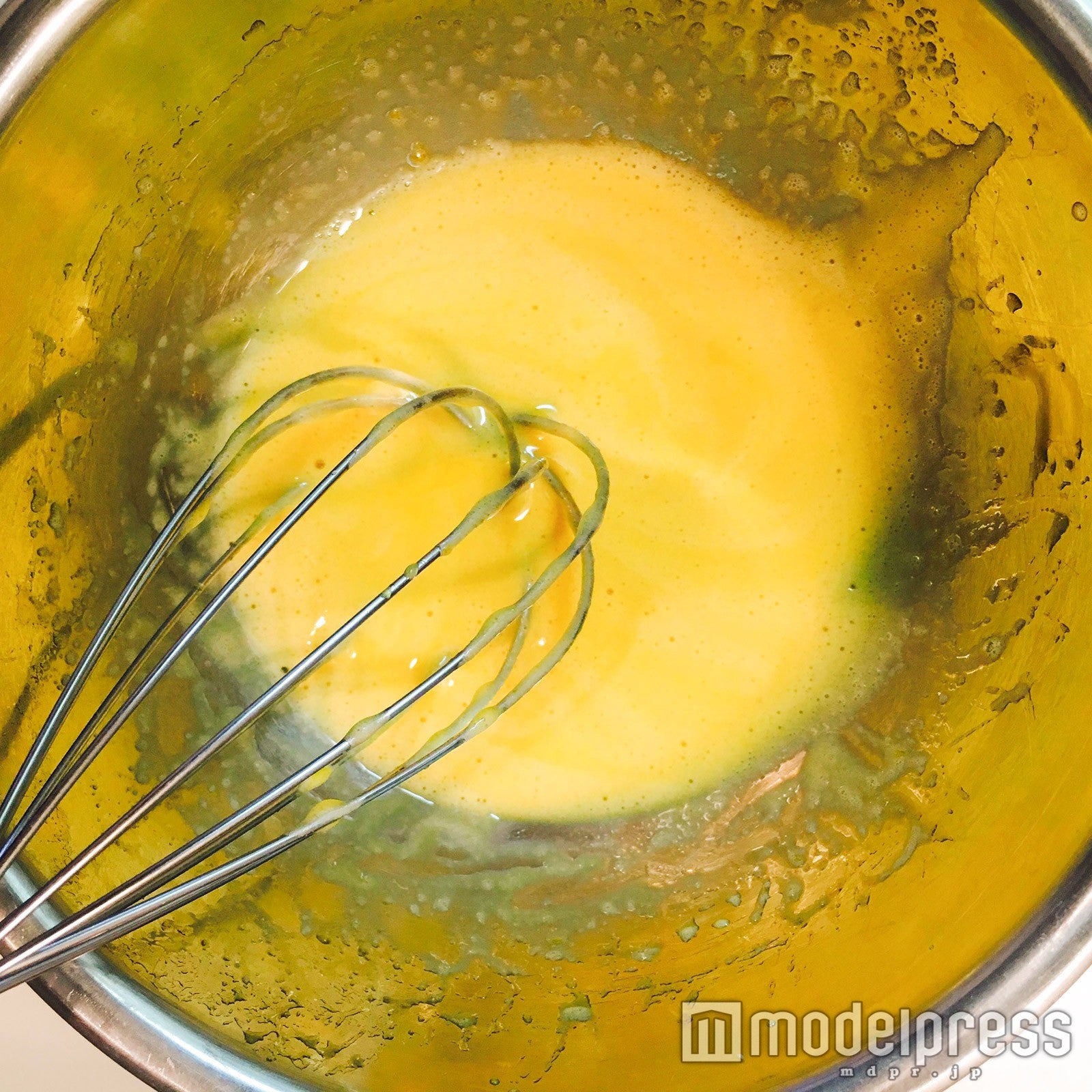 プディング生地を作ろう／画像提供：柏原歩