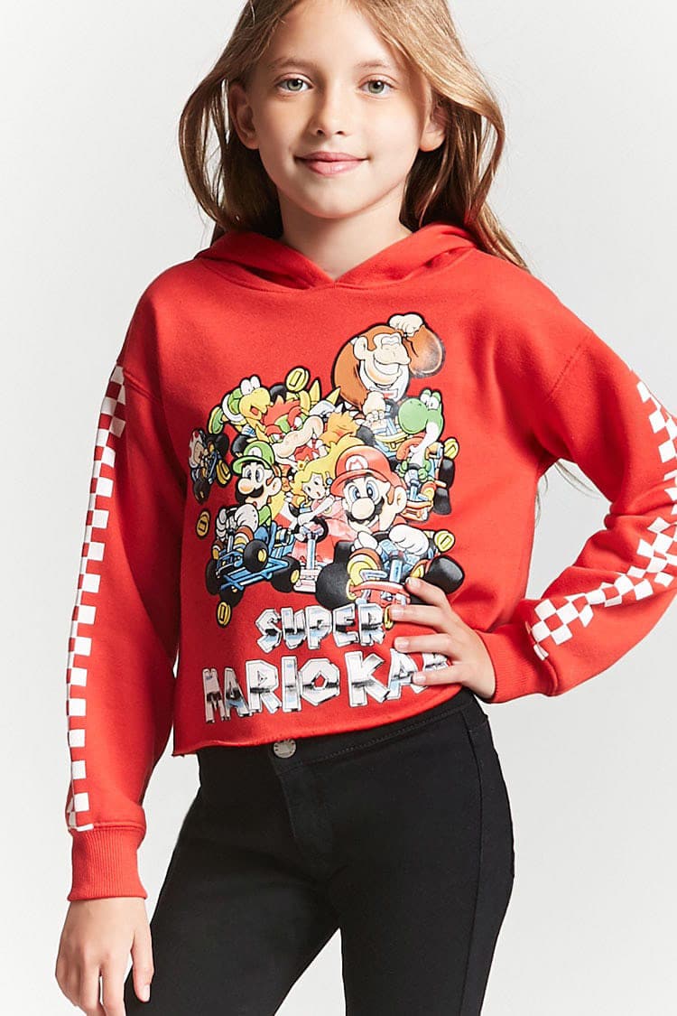 マリオカートクロップパーカー着用（C）1990 Nintendo（C）1991 Nintendo（C）1992 Nintendo（C）1994 Nintendo-SUPER FAMICON is a trademark of Nintendo. 