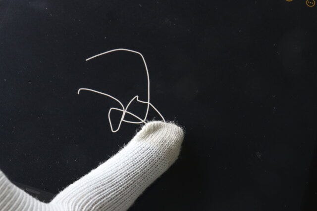 おうちケアニットグローブ（ロング丈、タッチパネル対応）　スマホ操作