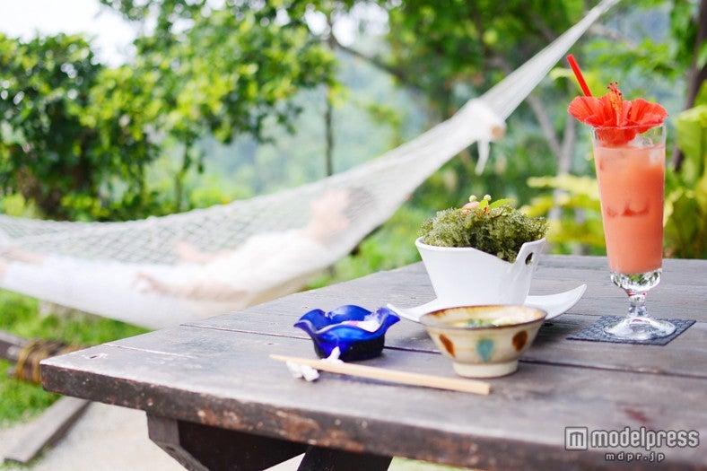 沖縄離島の贅沢リゾート空間 癒しのボタニカルカフェ