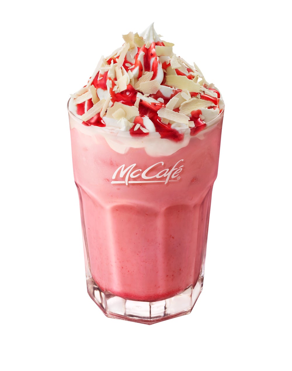 アイスホワイトチョコストロベリーラテ／画像提供：日本マクドナルド