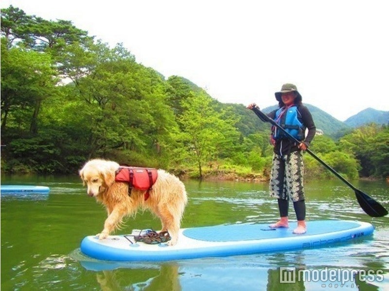 スタンドアップパドルボード／画像提供：日光市観光情報発信センター