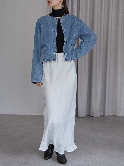 デニムジャケット コーデ デニムジャケットコーデ1