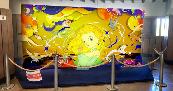 「TGC 和歌山 2024」ウェルカムアート(提供写真)