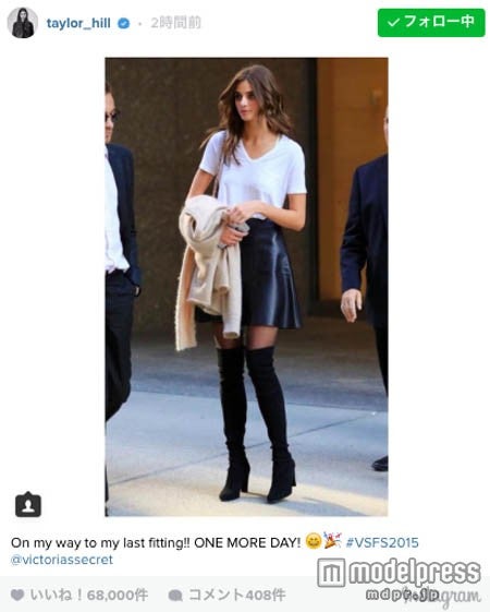 テイラー・ヒルは緊張気味？「ヴィクトリアズ・シークレット・ファッションショー」新エンジェルズがSNSで興奮ぶりを発信