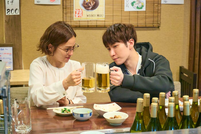 中村アン、渡辺翔太(C)テレビ朝日