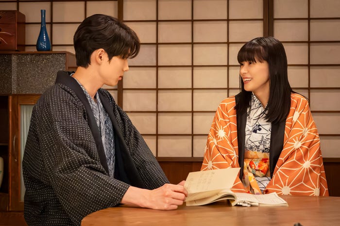 本田響矢、芳根京子「波うららかに、めおと日和」第8話(C)フジテレビ