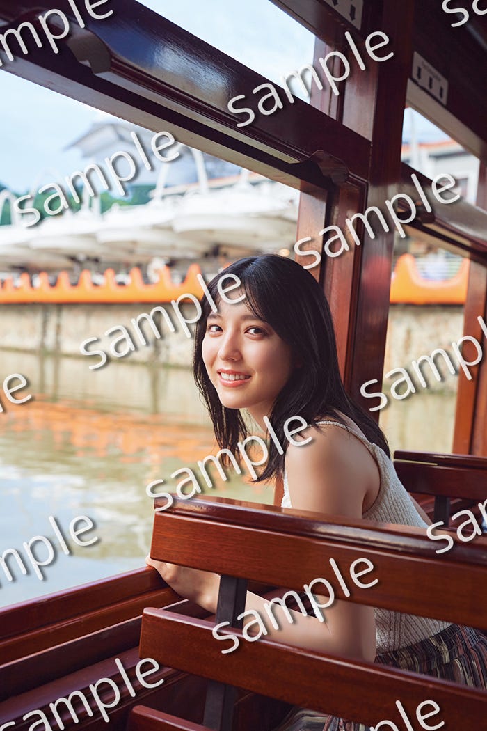 早川聖来「また、いつか」タワーレコード渋谷店ポストカード(撮影/熊木優)