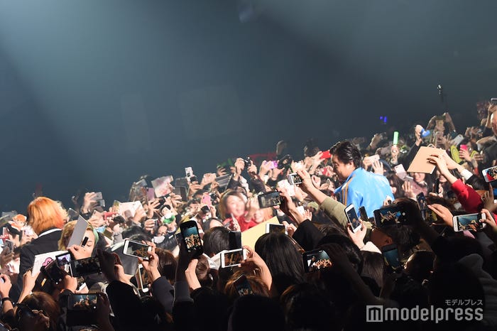 レッドカーペットの模様 (C)モデルプレス