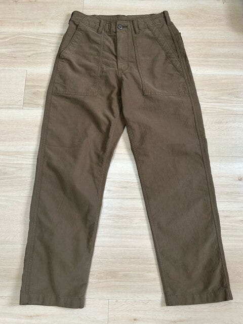 ベイカーパンツ　ブラウン