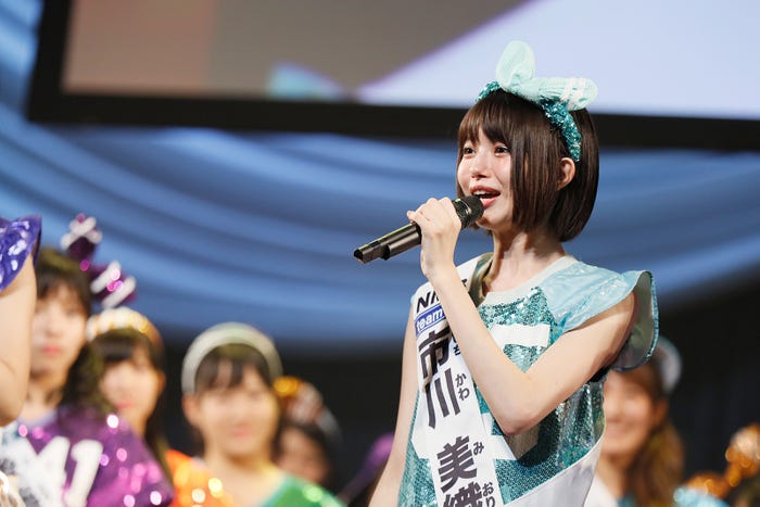 81位だったことが分かった市川美織「AKB48グループ同時開催コンサートin横浜~来年こそランクインするぞ決起集会~」(C)AKS