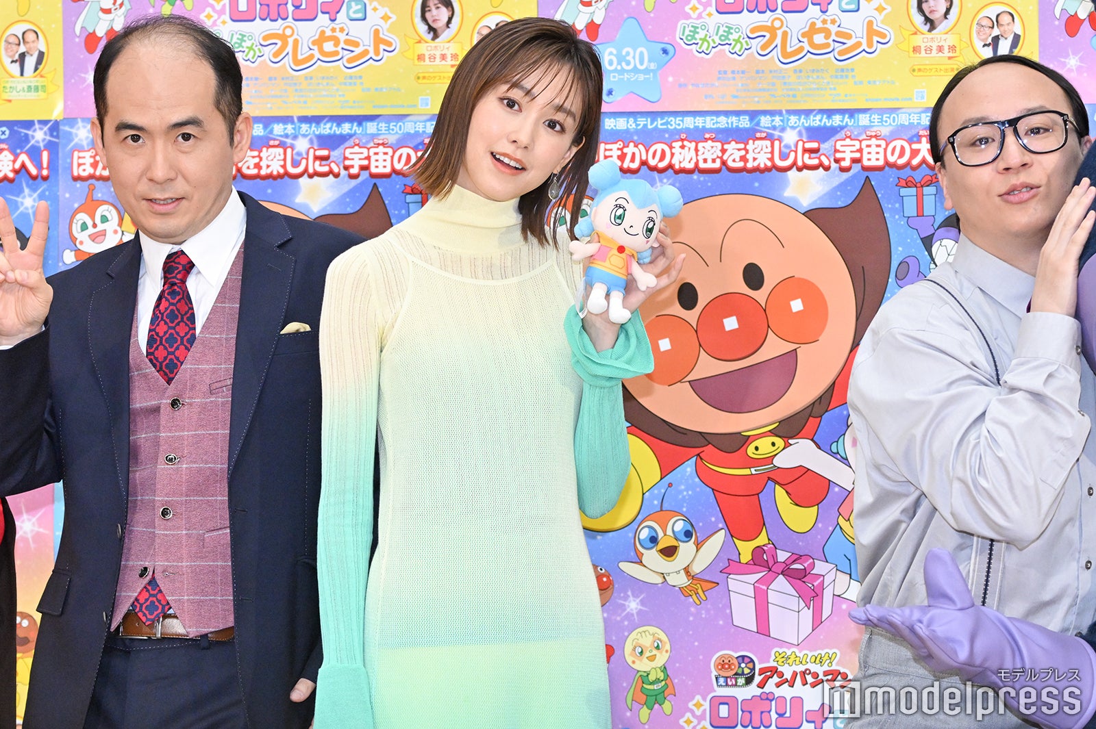 斎藤司、桐谷美玲、たかし（C）モデルプレス