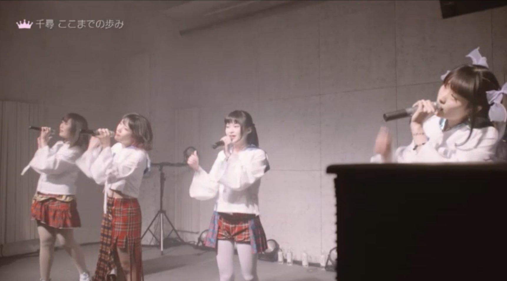 千尋が所属する地下アイドルユニット／「女子高生ミスコンFINALIST～ハレトキドキＪＫ～」より（提供画像）