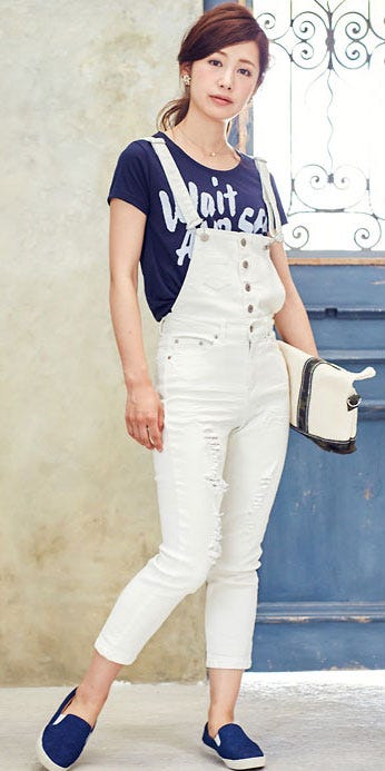 2wayダメージオーバーオール「Pierrot」3,980円(税込)/画像提供:Pierrot