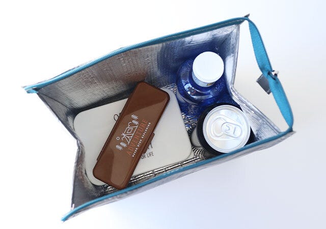 宝島社雑誌付録オトナミューズ2026年2月号の紀ノ国屋×ジャーナルスタンダード保冷・保温ポーチ＆グレンチェックのトートバッグ6