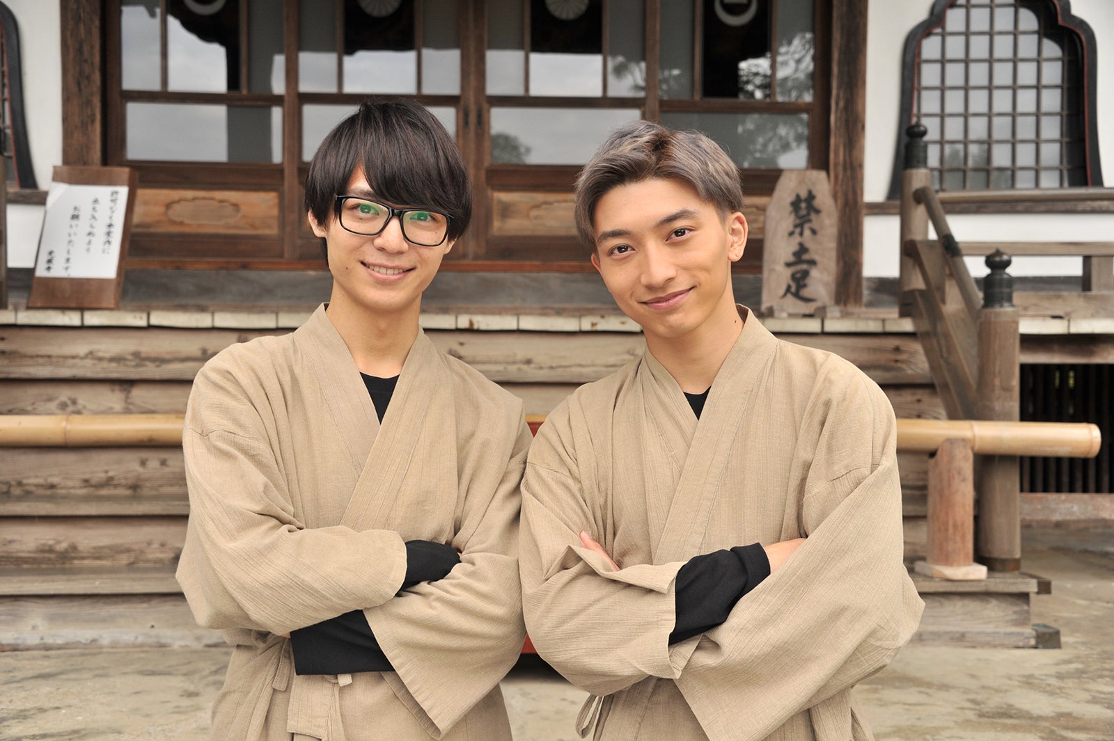 溝口琢矢、勧修寺玲旺（画像提供：テレビ朝日）