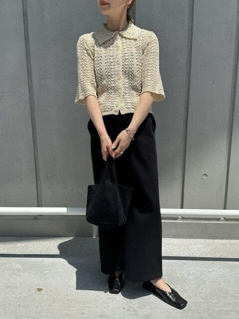 ポロシャツ　コーデ