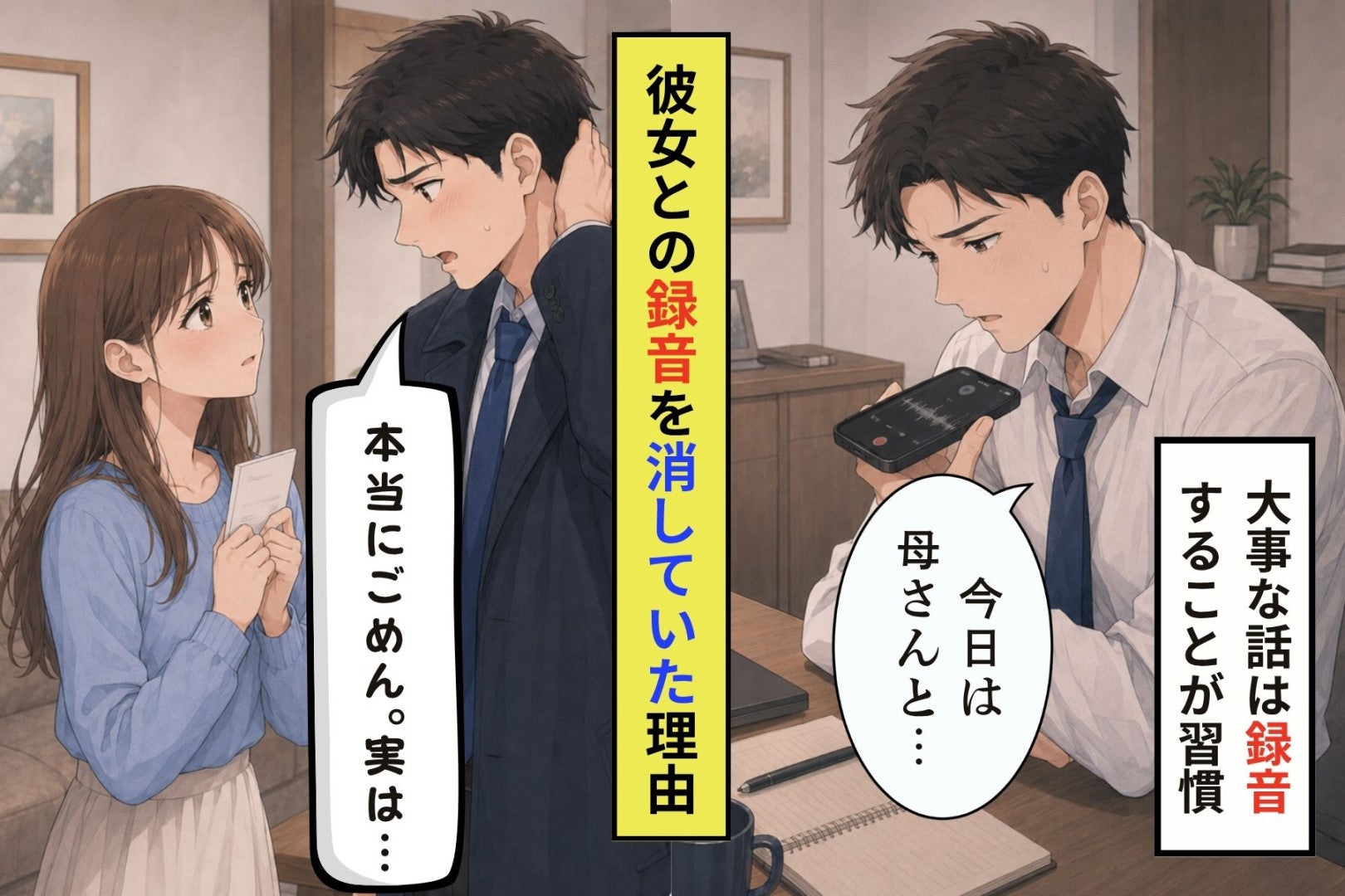 「君のことは、覚えてるから」と言った僕が、彼女との録音だけ消していた理由