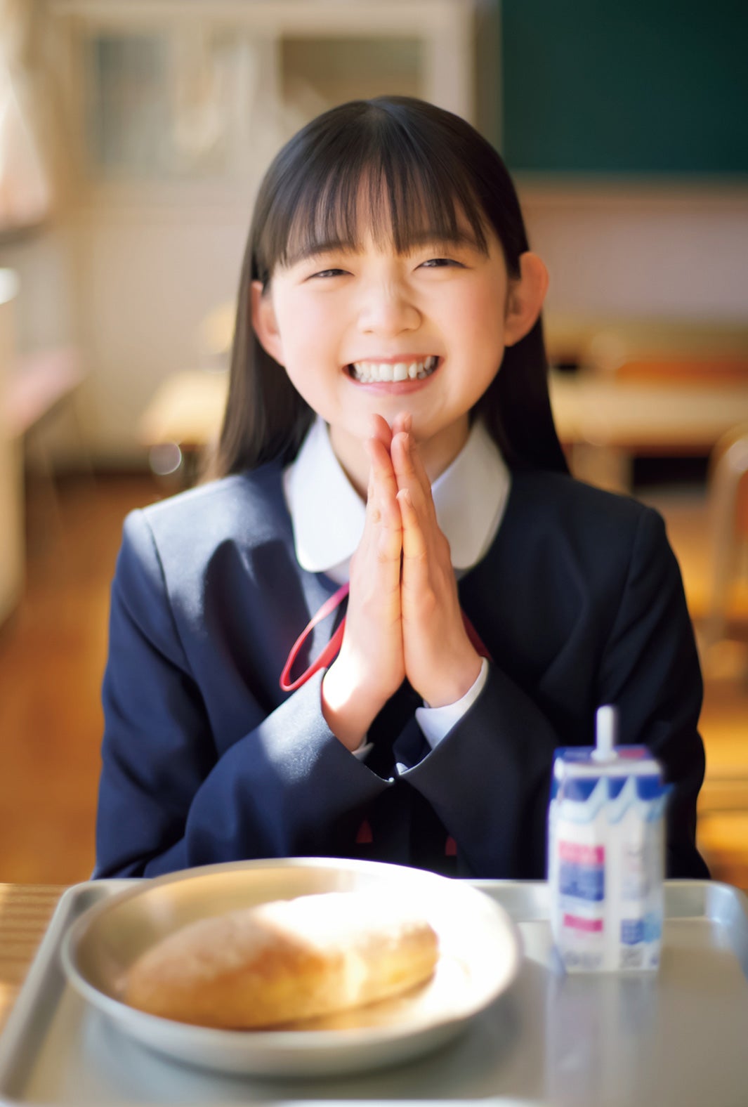 松本わかな「B.L.T.graduation2023中学卒業」TOKYO NEWS magazine＆mook（honto）購入特典ポストカード（東京ニュース通信社刊）