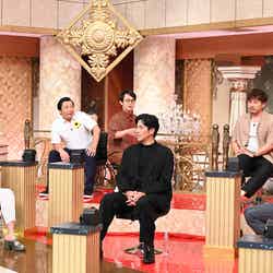 （上段左から時計回りに）インディアンス、平子祐希、ヒロミ、要潤、ゆうちゃみ（C）日本テレビ