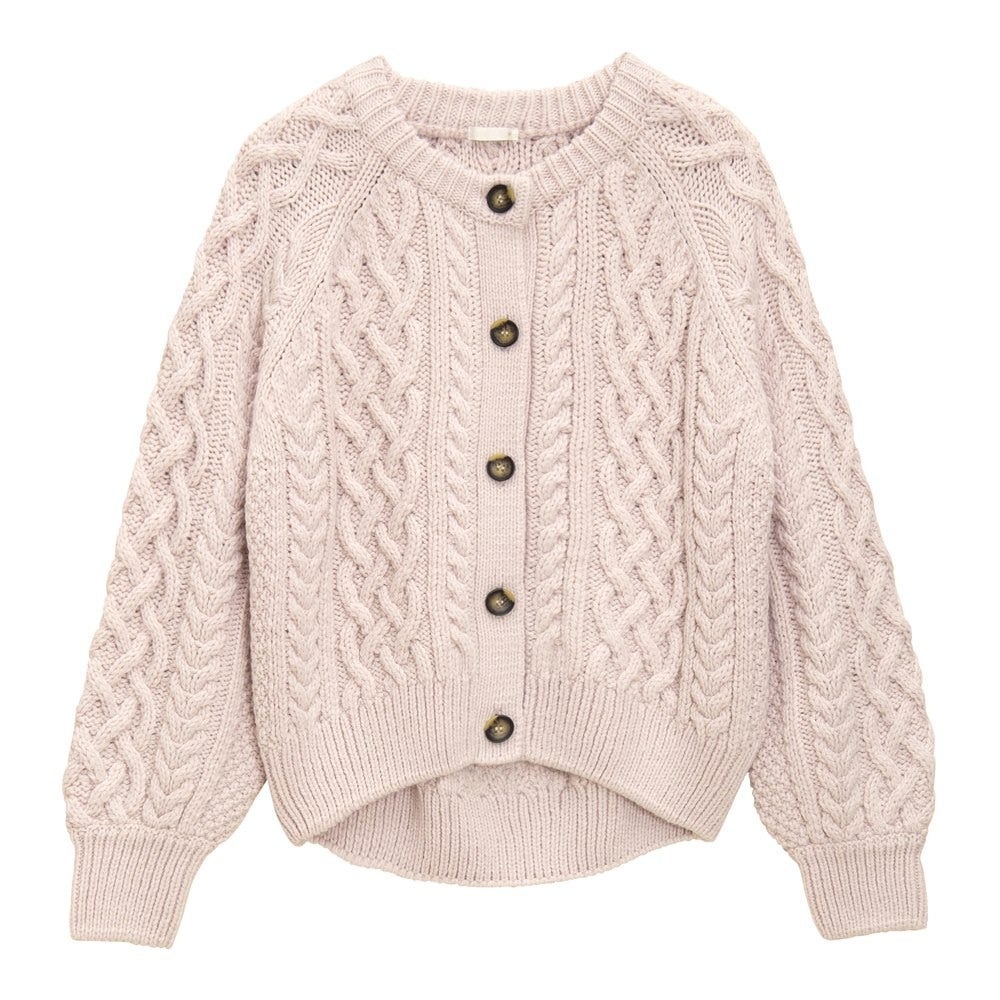 GUのケーブルコクーンカーディガンの写真