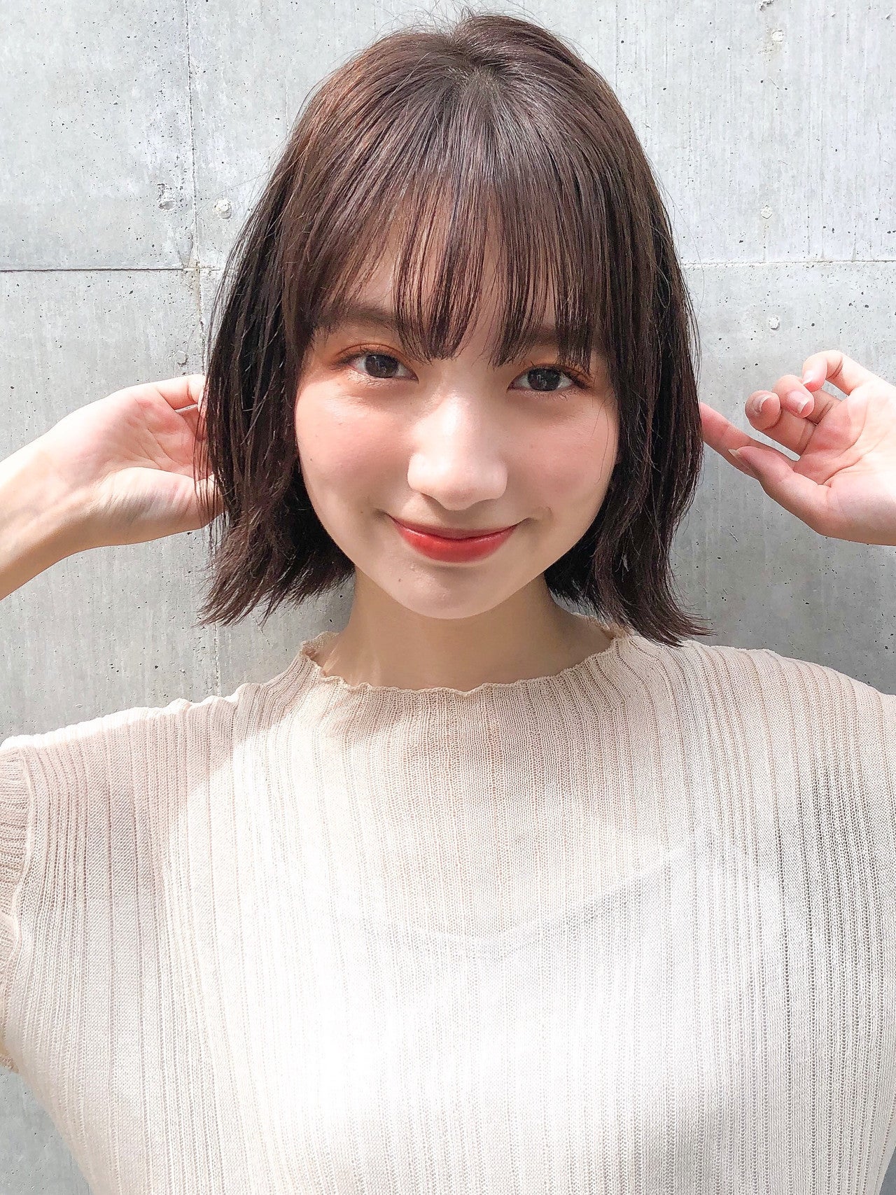 あえての伸ばしかけっぽさが可愛いヘアスタイル 前髪6選 モデルプレス