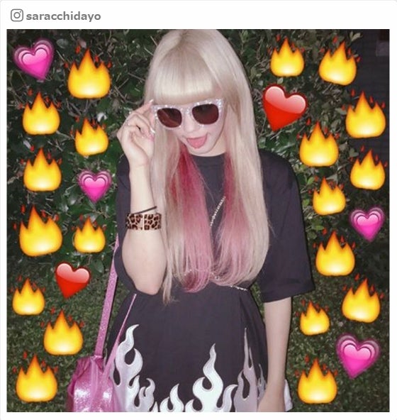 紗蘭、ストロベリーピンクで夏仕様イメチェン「可愛い」の声相次ぐ