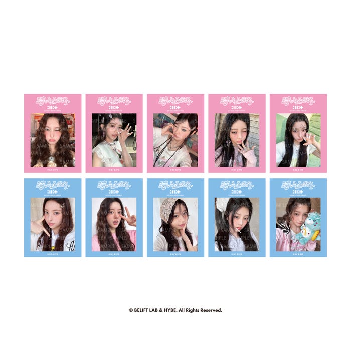 「ILLIT CAFE in SWEETS PARADISE」特典ステッカー(C)BELIFT LAB & HYBE. All Rights Reserved.