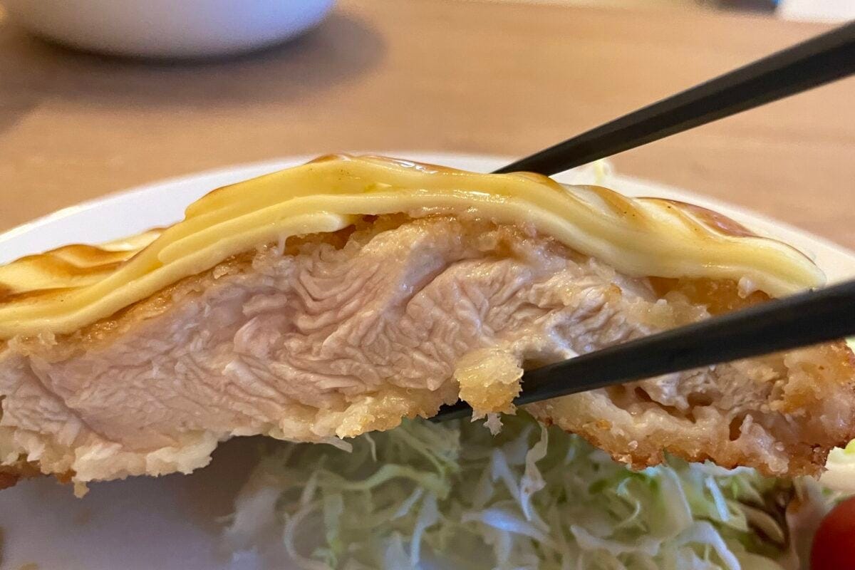 北斗晶「鶏むね肉のわらじカツ」