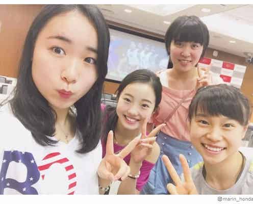 フィギュア本田真凜、卓球“みうみま”コンビ&体操・杉原愛子と豪華集結「日本の期待の星」「競技の垣根を越えた」