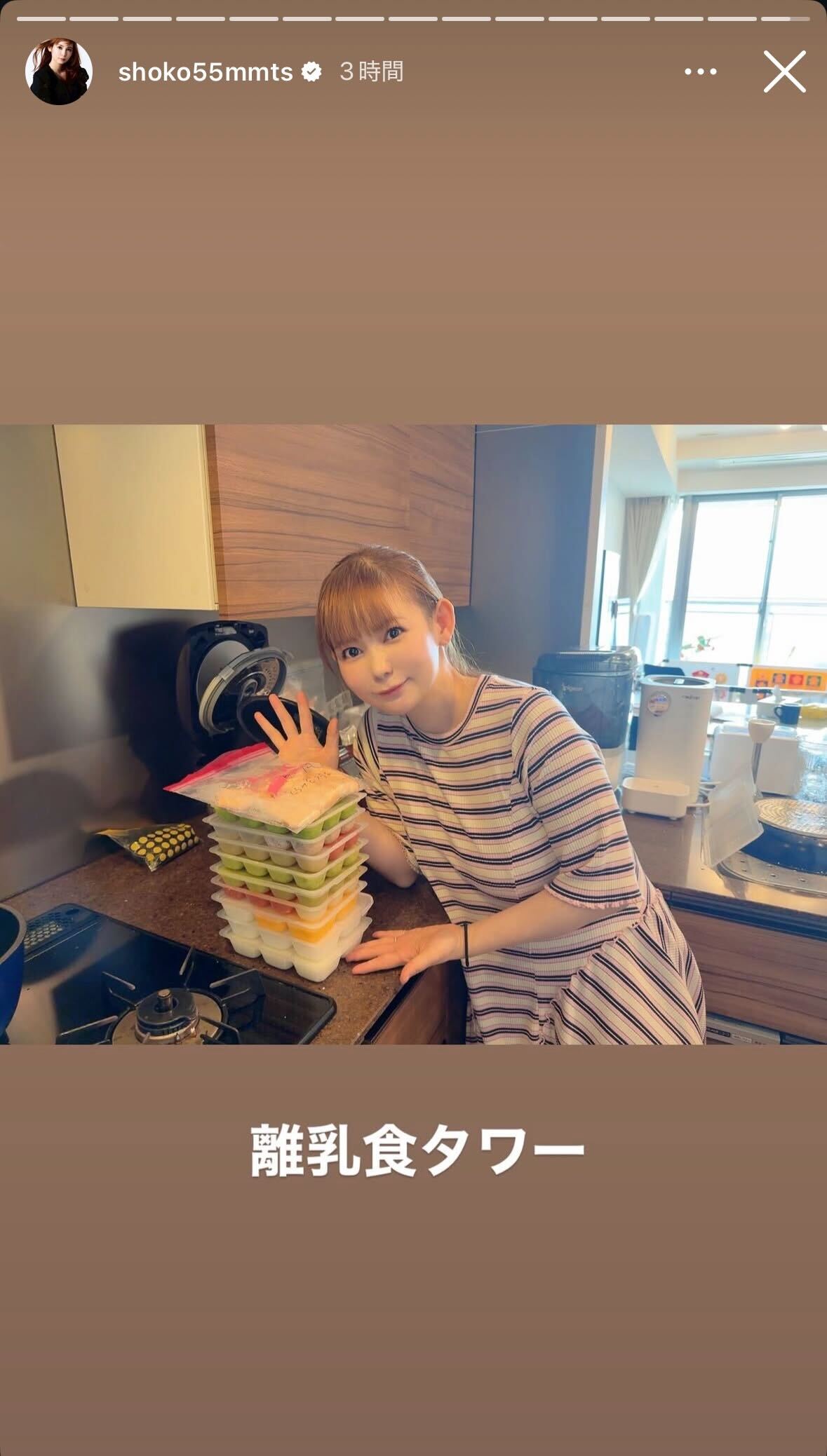 中川翔子Instagramストーリーズより