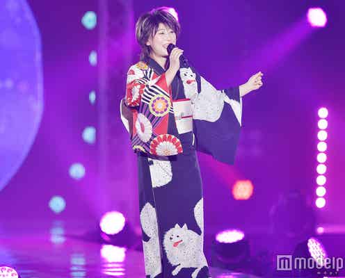 “大御所スター”水谷千重子「キューティーハニー」熱唱 オリジナル曲が「ドラマの主題歌に…」?<福岡アジアコレクション2018 S/S>