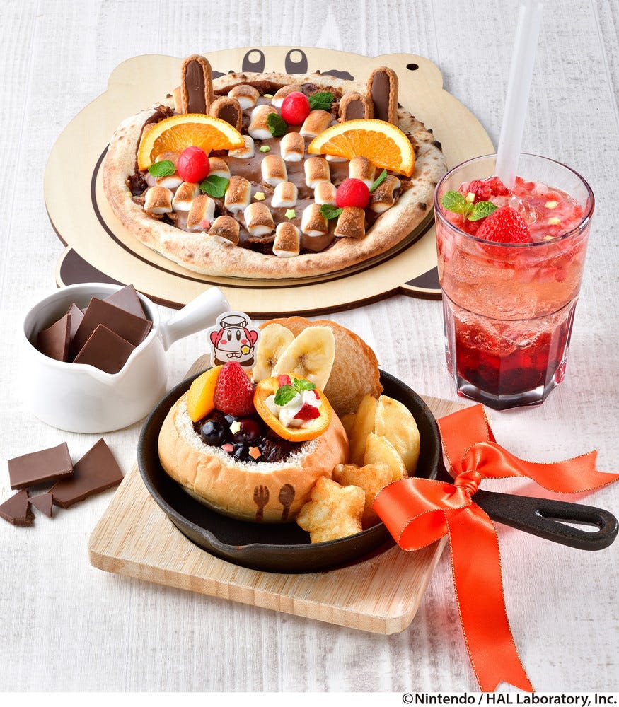 カービィカフェ「Chocolate de PUPUPU」チョコ&果物いっぱいの限定メニュー