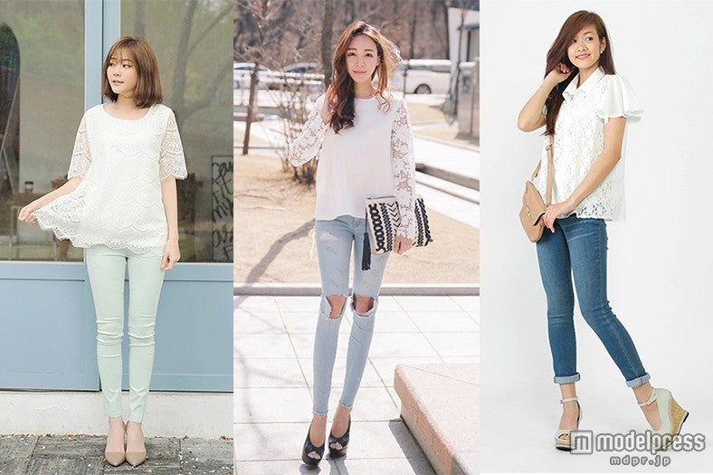 “爽やかモテ”を叶える「白レーストップス」3選