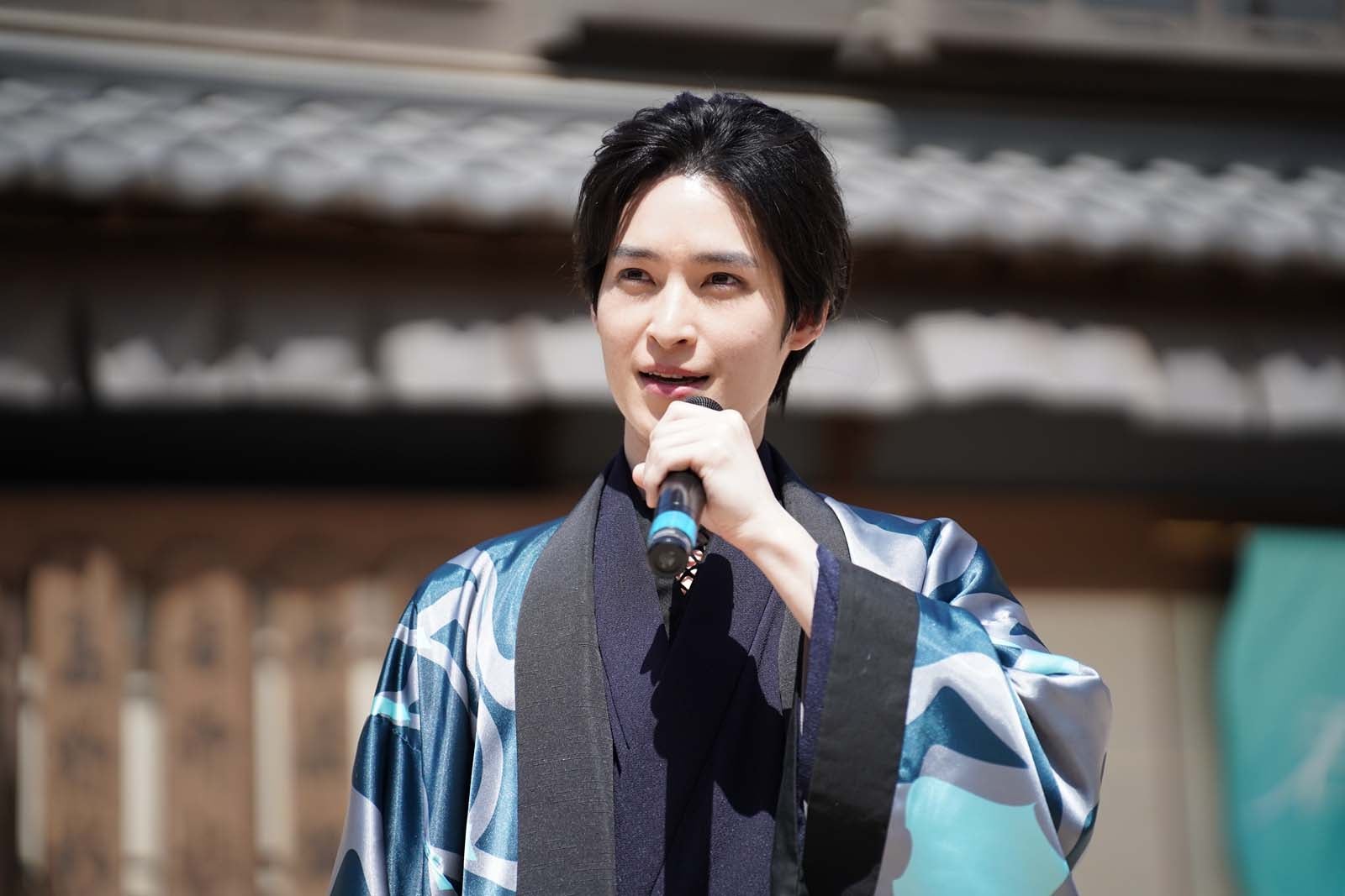 阪本奨悟「君とゆきて咲く～新選組青春録～」記者会見より（C）テレビ朝日