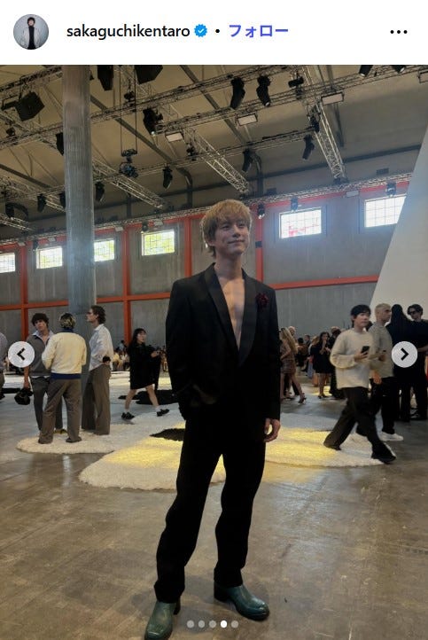 坂口健太郎Instagramより