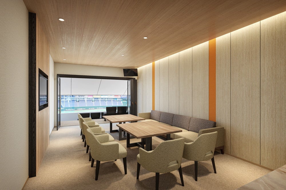 「THE SUITE TOKYO」個室イメージ／画像提供：東京ドーム