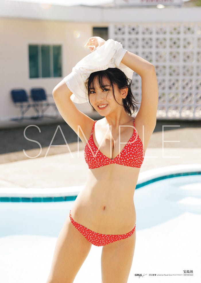 沢口愛華「GIRLSgraph.003」(宝島社、2021年11月27日発売)クリアファイル画像/提供画像