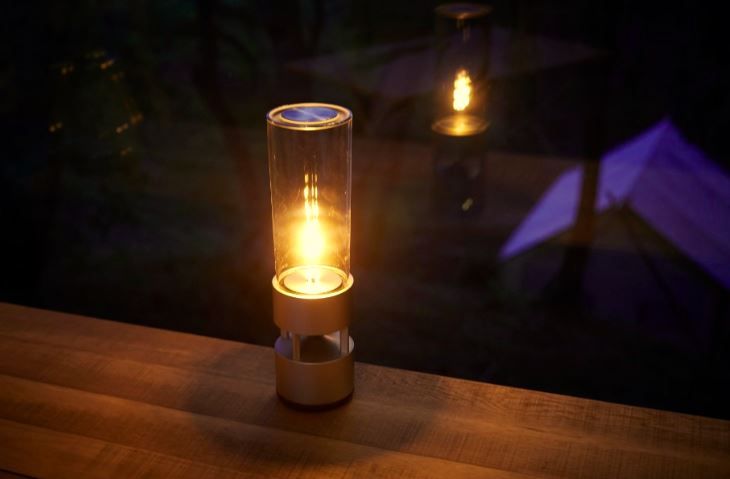 snow peak製のBluetooth／画像提供：白ハト食品工業