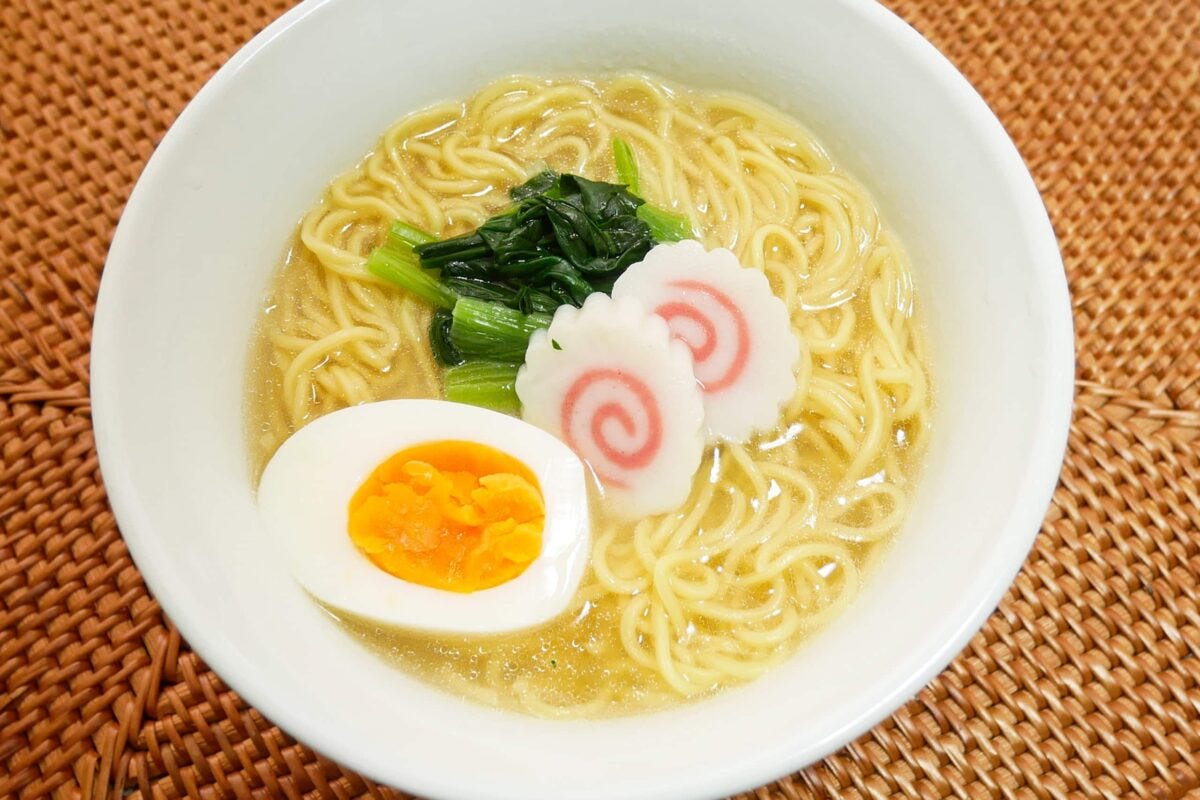 無印良品・生麺を熟成乾燥させたラーメン