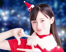 「ぐるなび」に登場する橋本環奈(クリスマス・新宿バージョン)