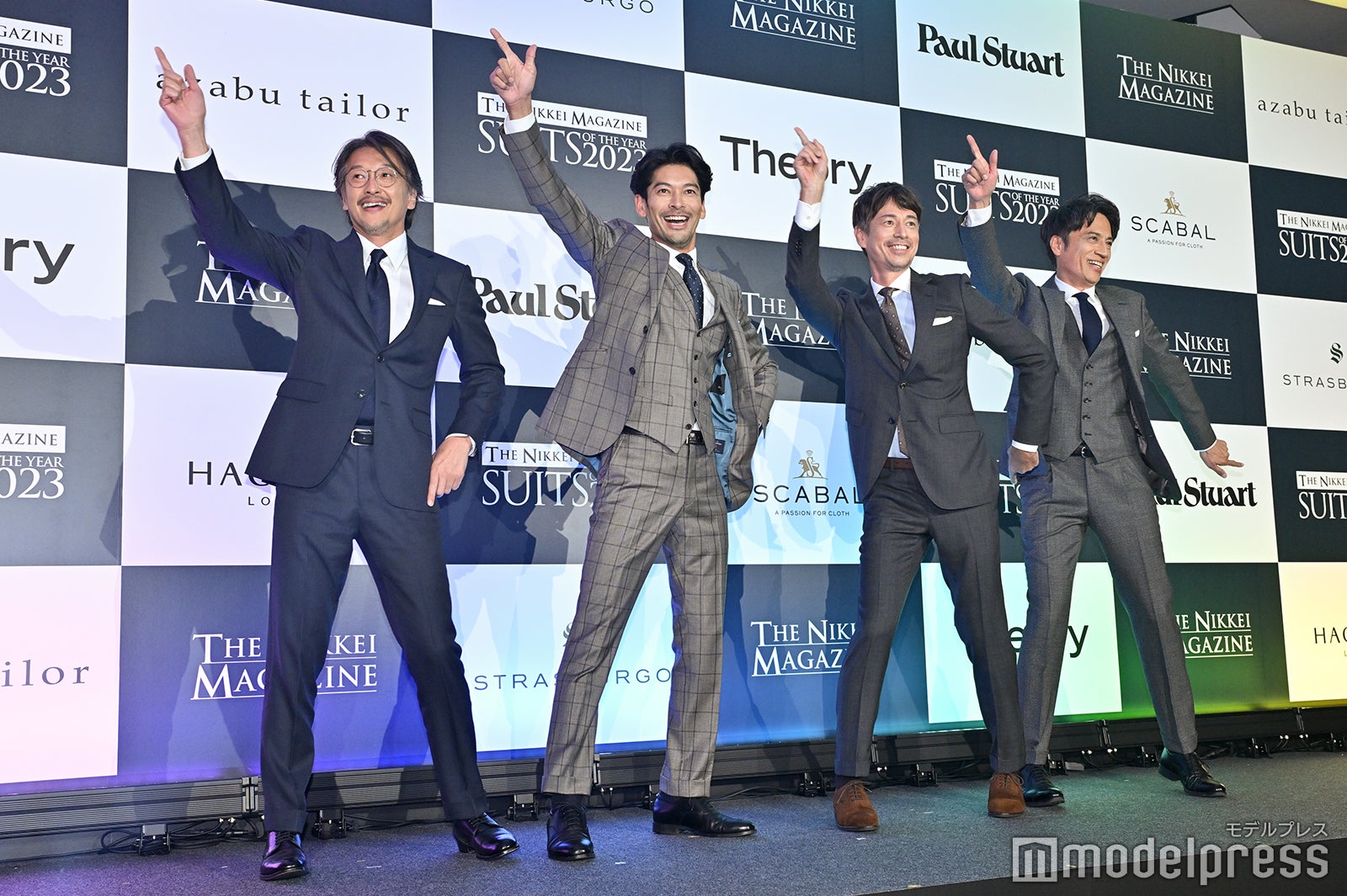 （左から）直樹、TARO、久保田裕之、加藤章太郎／おじフェス（C）モデルプレス