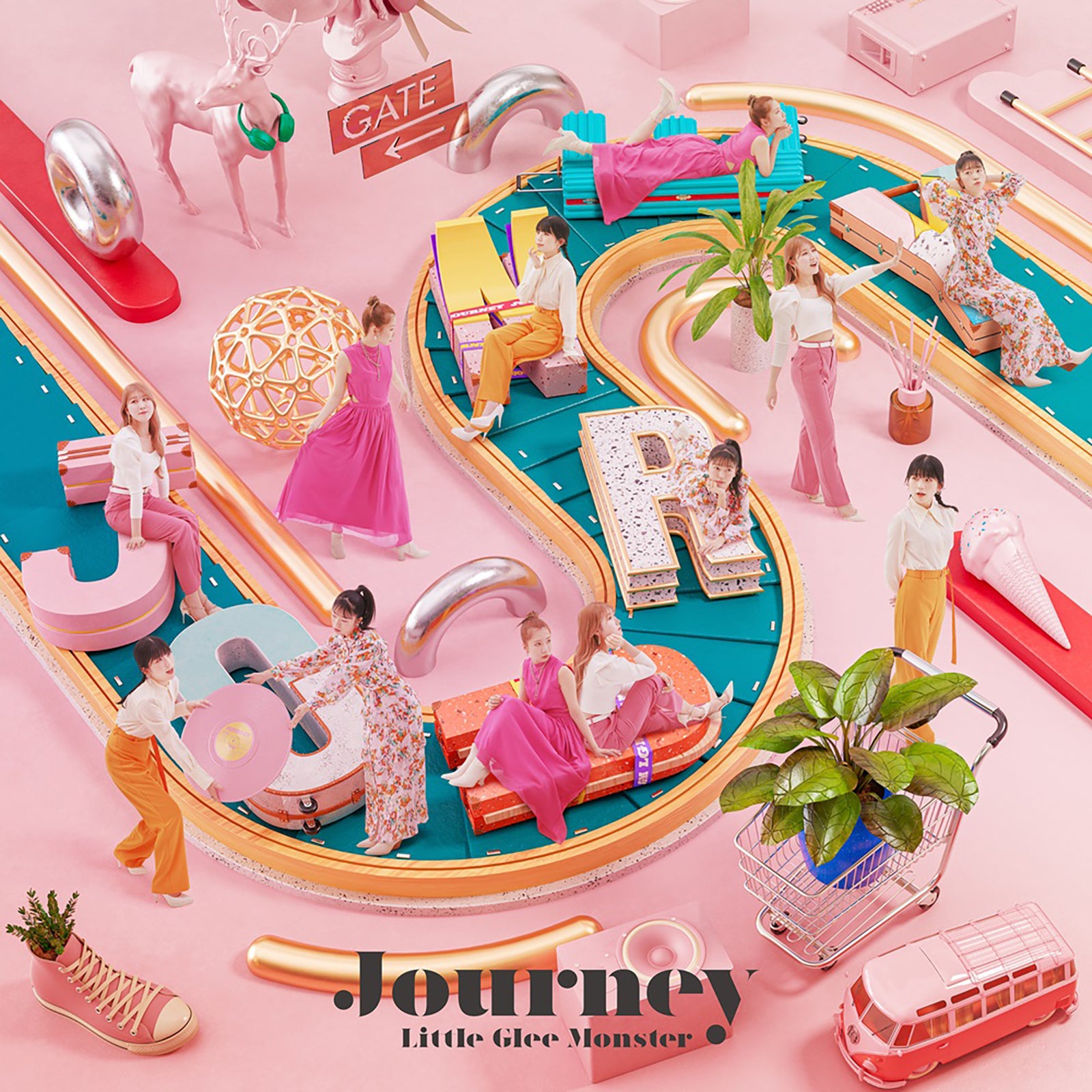Little Glee Monster「Journey」初回生産限定盤Bジャケット写真 （提供写真）
