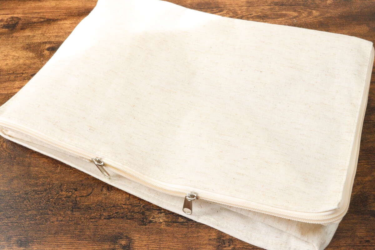 麻入り収納ボックス（フタ付）