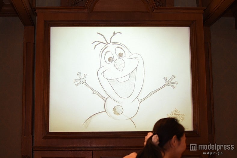 オラフ完成／「ディズニードローイングクラス」