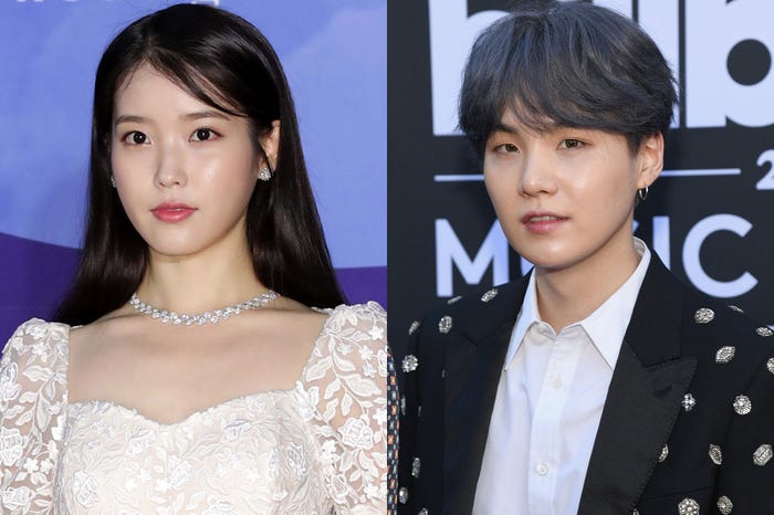 IU、SUGA(写真:Getty Images)