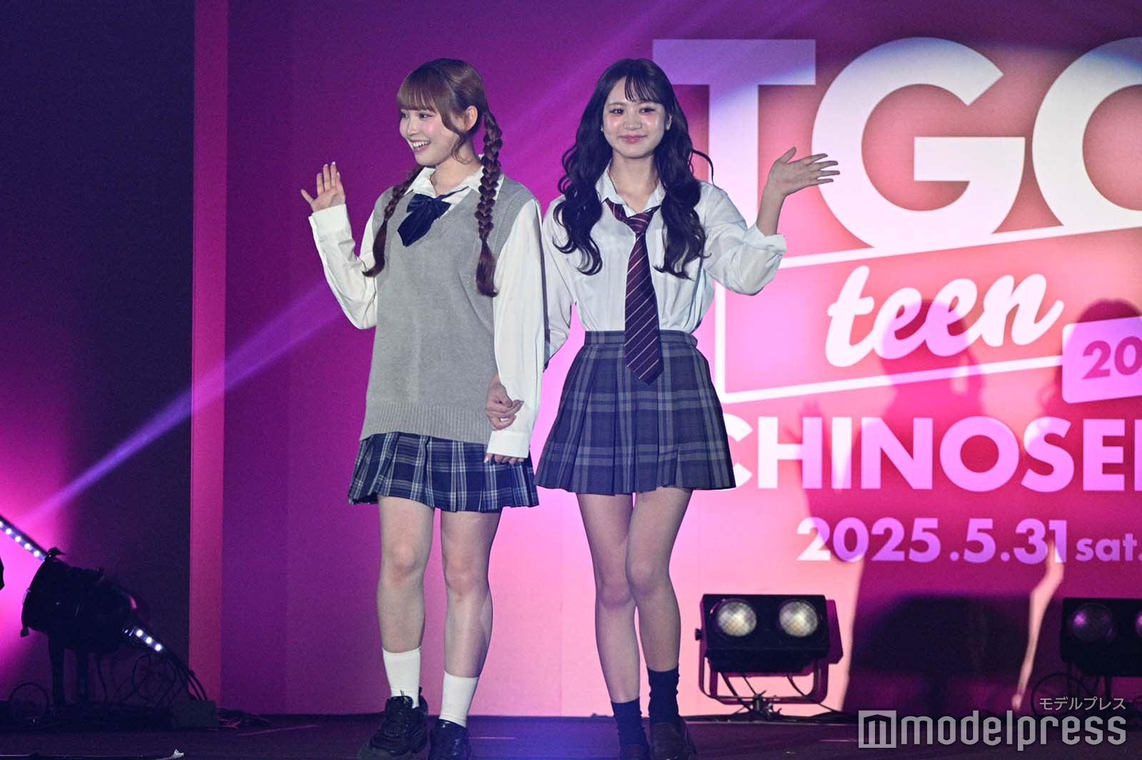 相塲星⾳、代⽥萌花（C）モデルプレス