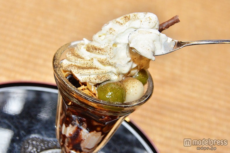 ほうじ茶の深みとアイスクリームの甘さがマッチ／画像提供：野田屋茶店