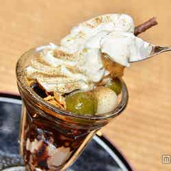 ほうじ茶の深みとアイスクリームの甘さがマッチ／画像提供：野田屋茶店