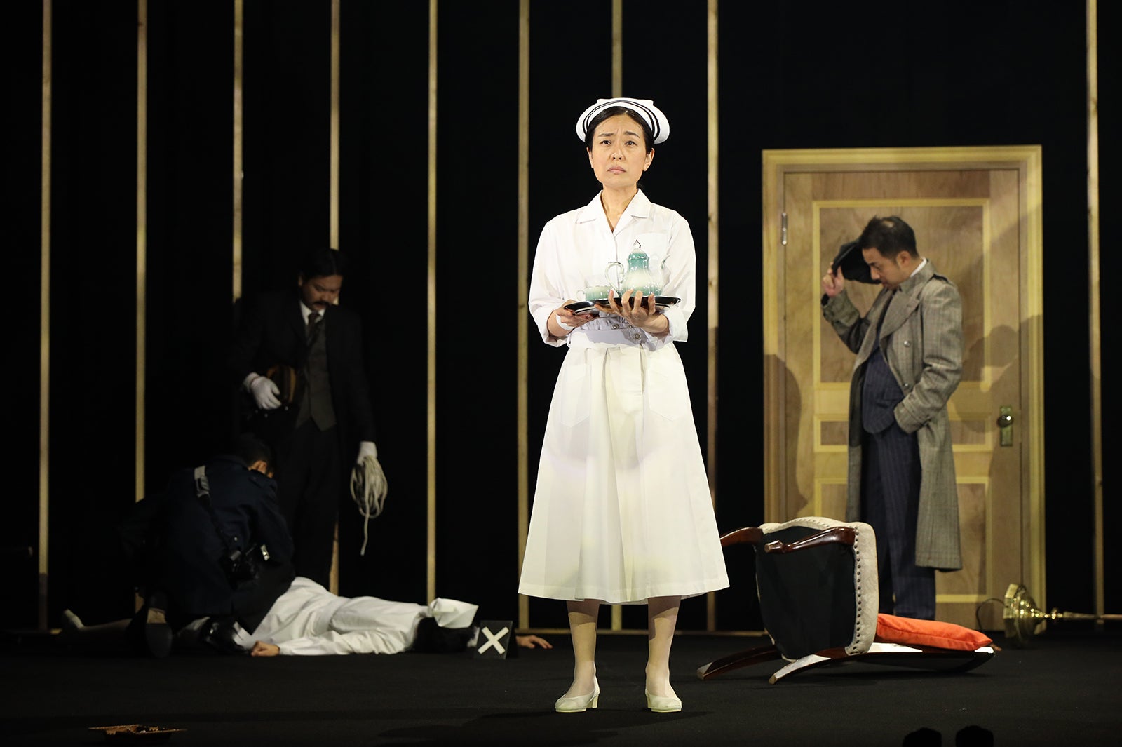 『物理学者たち』ゲネプロ・プレビュー公演より／撮影：遠山高広